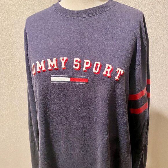 Tommy Hilfiger Other - Men’s Tommy Hilfiger Sport Long‎ Sleeve T-Shirt – Navy Blue, Size Medium
